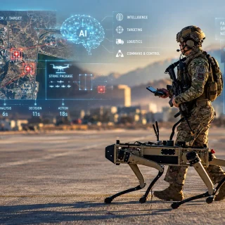 AI-Enabled Battlefield Patrol