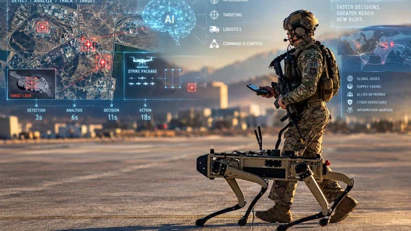 AI-Enabled Battlefield Patrol